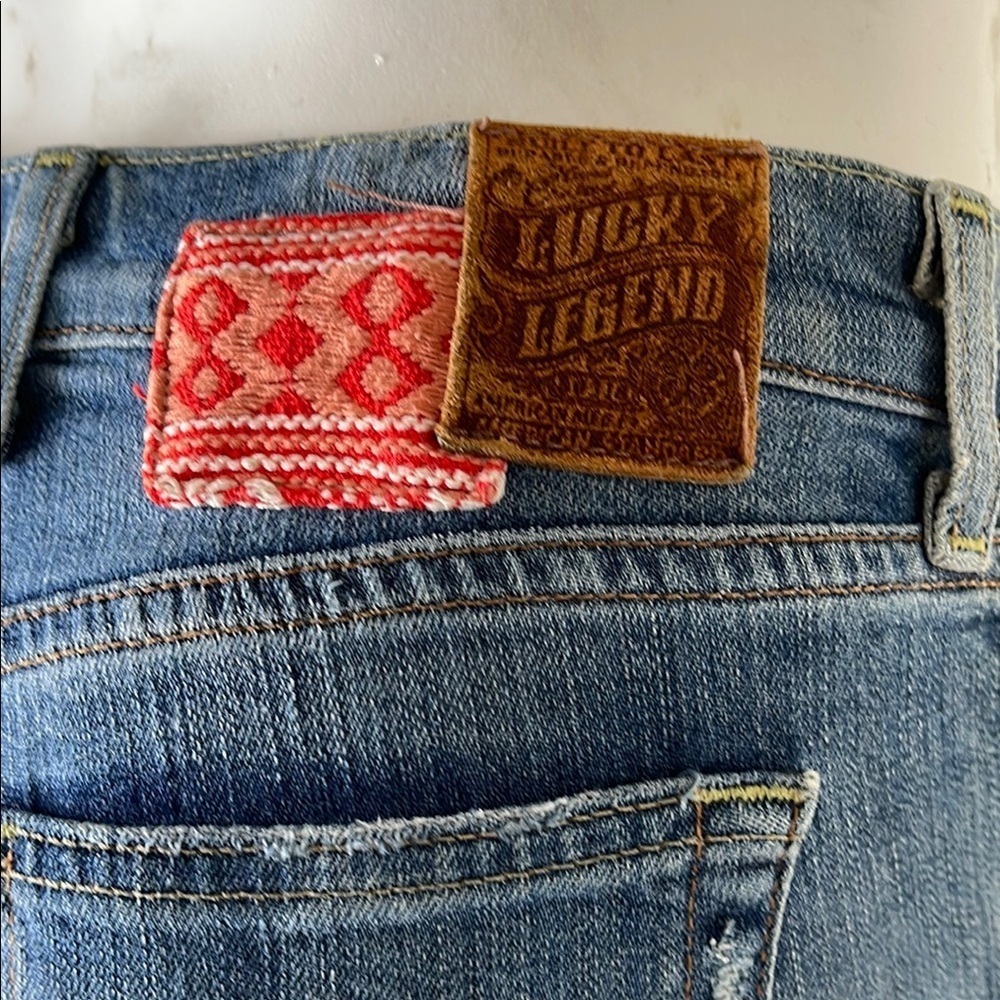 Lucky Legend Blue Denim Women's Jeans Size 00 -24 Gently Worn! - Picture 4 of 6
